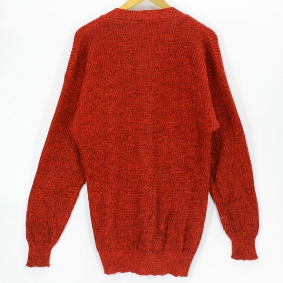 Hunters Run Cardigan Sweater Women's Red Oversized Long Sleeve Button V Neck S - Picture 6 of 8